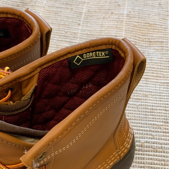 LL Bean GORE-TEX Tan and Brown Boots - Picture 2 of 16